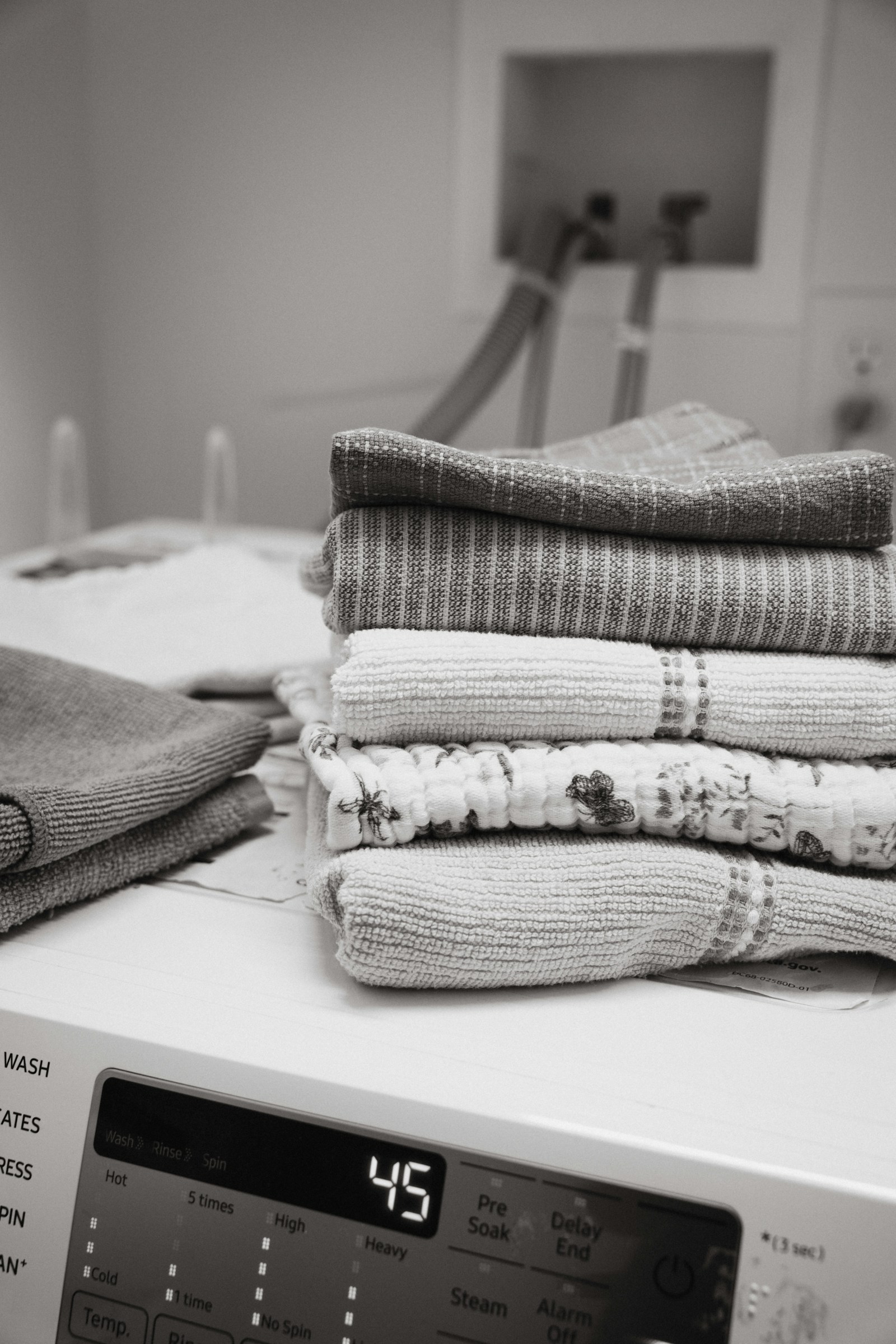 Unsplash laundry scene representing washable NFC wristband construction